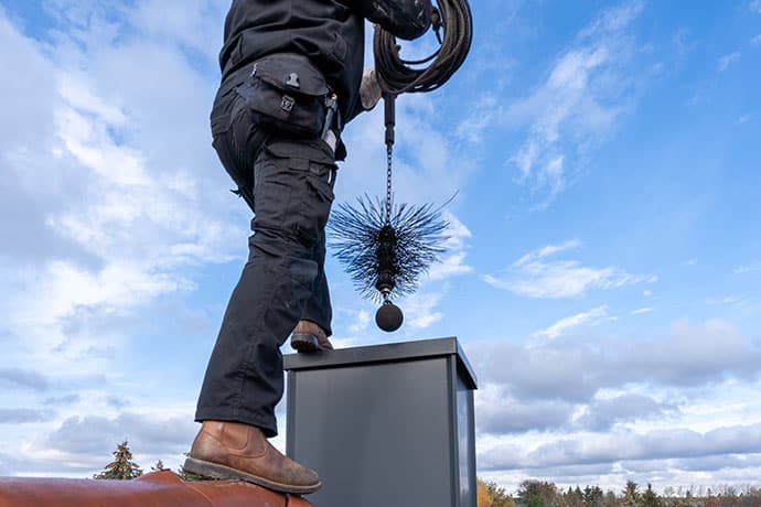 chimney sweep cleaning business highland illinois